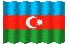 Bandiere Asia Azerbaijan Sventola 
