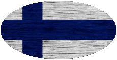 Banderas Europa Finlandia Oval 