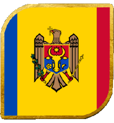 Bandiere Europa Moldova Quadrato 