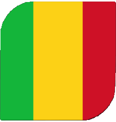 Flags Africa Mali Square 