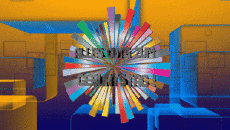 Messages German Alles Gute zum Geburtstag Zusammenfassung - geometrisch Animated Background 002 