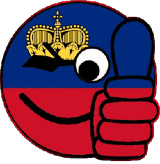 Bandiere Europa Liechtenstein Faccina - OK 