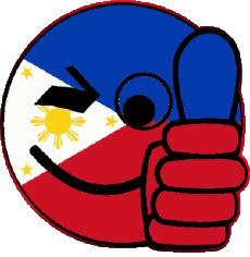 Flags Asia Philippines Smiley - OK 
