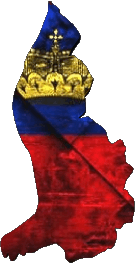 Drapeaux Europe Liechtenstein Carte 
