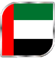 Flags Asia United Arab Emirates Square 