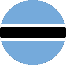 Fahnen Afrika Botswana Verschiedene 