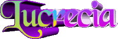 First Names FEMININE - Spain L Lucrecia 