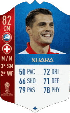 Multimedia Videospiele F I F A - Karten Spieler Schweiz Granit Xhaka 
