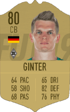 Multimedia Videogiochi F I F A - Giocatori carte Germania Matthias Ginter 