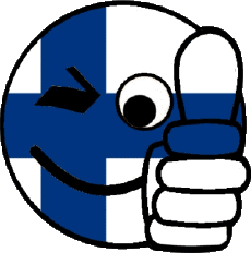 Banderas Europa Finlandia Smiley - OK 