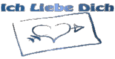 Messages Allemand Ich Liebe Dich Coeur 