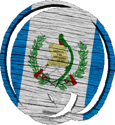 Banderas América Guatemala Forma 02 