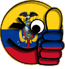 Banderas América Colombia Smiley - OK 