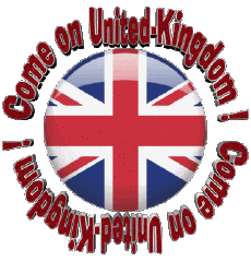 Nachrichten Englisch Come on United-Kingdom Map - Flag 