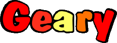 Prénoms MASCULIN - UK - USA G Geary 