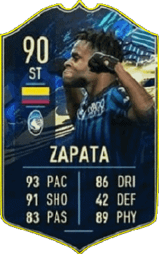 Multimedia Videospiele F I F A - Karten Spieler Kolumbien Duván Zapata 