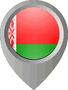 Flags Europe Belarus Location Pin 