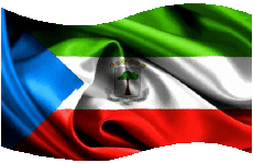Fahnen Afrika Äquatorialguinea Rechteck 