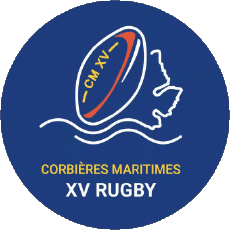 Sports Rugby Club France Logo Dept 11 Corbières Maritimes XV 