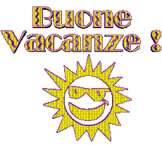 Nachrichten Italienisch Buone Vacanze Transparenter Hintergrund 04 