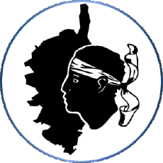 Banderas Francia Regiones Córcega Ronda 