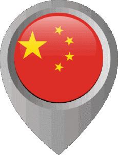 Bandiere Asia Cina Perno di posizione 