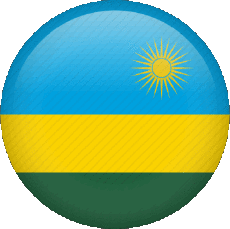 Flags Africa Rwanda Round 