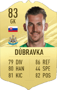 Multi Media Video Games F I F A - Card Players Slovakia Martin Dúbravka 