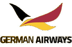 Transports Avions - Compagnie Aérienne Europe Allemagne German Airways 