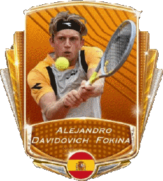 Sportivo Tennis - Giocatori Spagna Alejandro Davidovich Fokina 