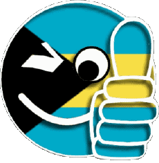Banderas América Bahamas Smiley - OK 