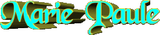 Nombre FEMENINO - Francia M Compuesto Marie Paule 
