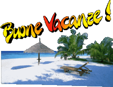 Messagi Italiano Buone Vacanze Sfondo trasparente 28 