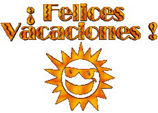 Mensajes Español Felices Vacaciones Fondo transparente 04 