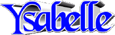 Nombre FEMENINO - Francia Y Ysabelle 
