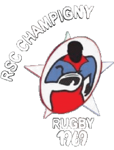 Sports Rugby Club France Logo Dept 94 Red Star Club Champigny 