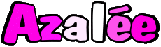 Nombre FEMENINO - Francia A Azalée 