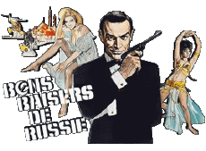 Multimedia Películas Internacional James Bond 007 Desde Rusia con Amor Logotipo Francés 