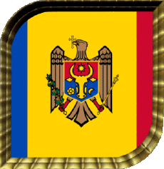 Drapeaux Europe Moldavie Carré 
