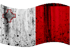 Banderas Europa Malta Rectángulo 