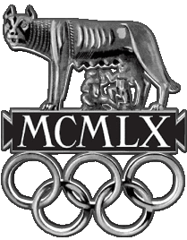 1960-Sport Olympische Spiele Geschichte Logo 