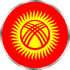Banderas Asia Kirguizistán Ronda 