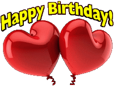 Messagi Inglese Happy Birthday Balloons - Confetti 005 