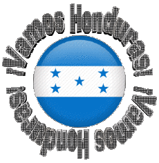Messages Espagnol Vamos Honduras Bandera 