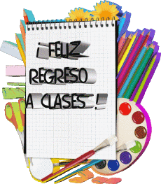 Messages Spanish Feliz Regreso a Clases Transparent Background 001 