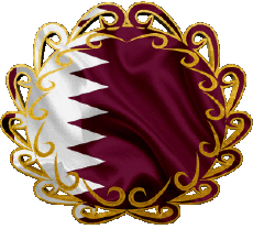 Fahnen Asien Katar Form 