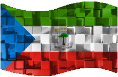 Fahnen Afrika Äquatorialguinea Rechteck 