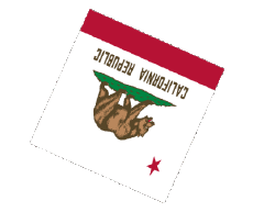 Flags America U.S.A - States California Sphere - Cube 