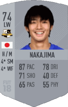 Multimedia Videospiele F I F A - Karten Spieler Japan Shoya Nakajima 