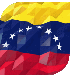 Banderas América Venezuela Plaza 